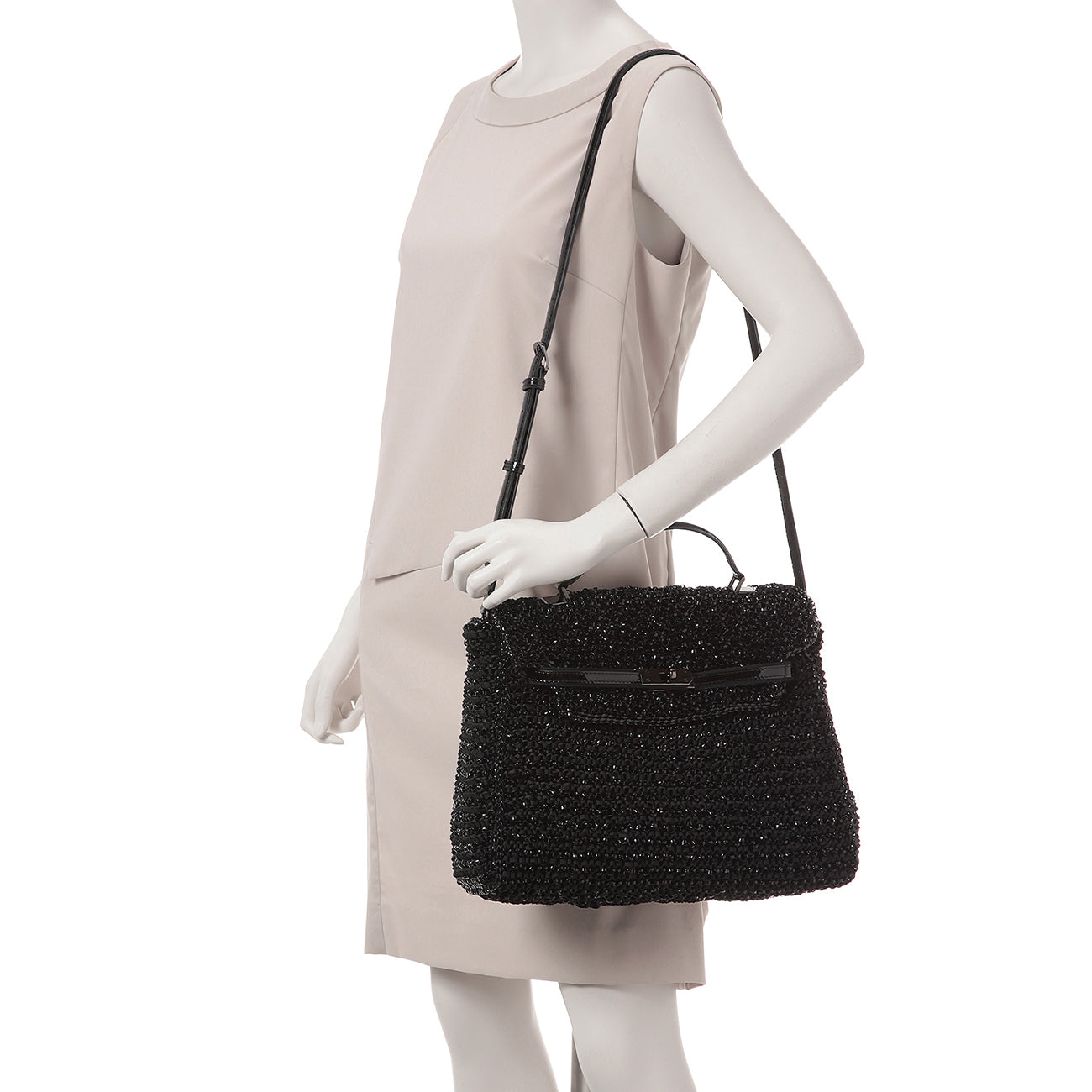 ANTEPRIMA_WIREBAG_KATE_PB15FDP259_Shoulder_Bag_Large_solid-black_model1