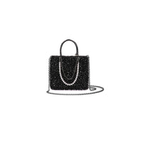 ANTEPRIMA_WIREBAG_30TH_ANNIVERSARY_PB23FSS0PH_Crossbody_Bag_black_with_Pearl_Chain