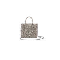 ANTEPRIMA_WIREBAG_30TH_ANNIVERSARY_PB23FSS0PH_Crossbody_Bag_silver-khaki_with_Pearl_Chain