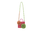 BEA BONGIASCA STANDARD MINIATURA Fucsia_Albiccoca_Verde_Chiaro