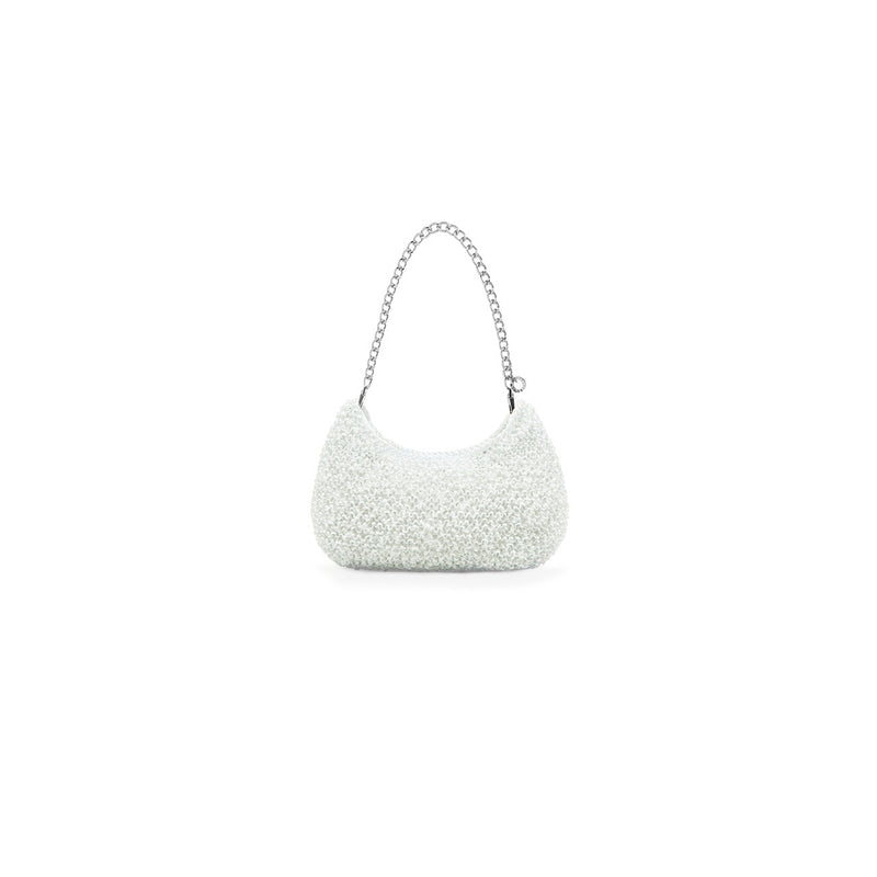 MEZZALUNA PB23FS30GS Shoulder Bag silver-white WIREBAG