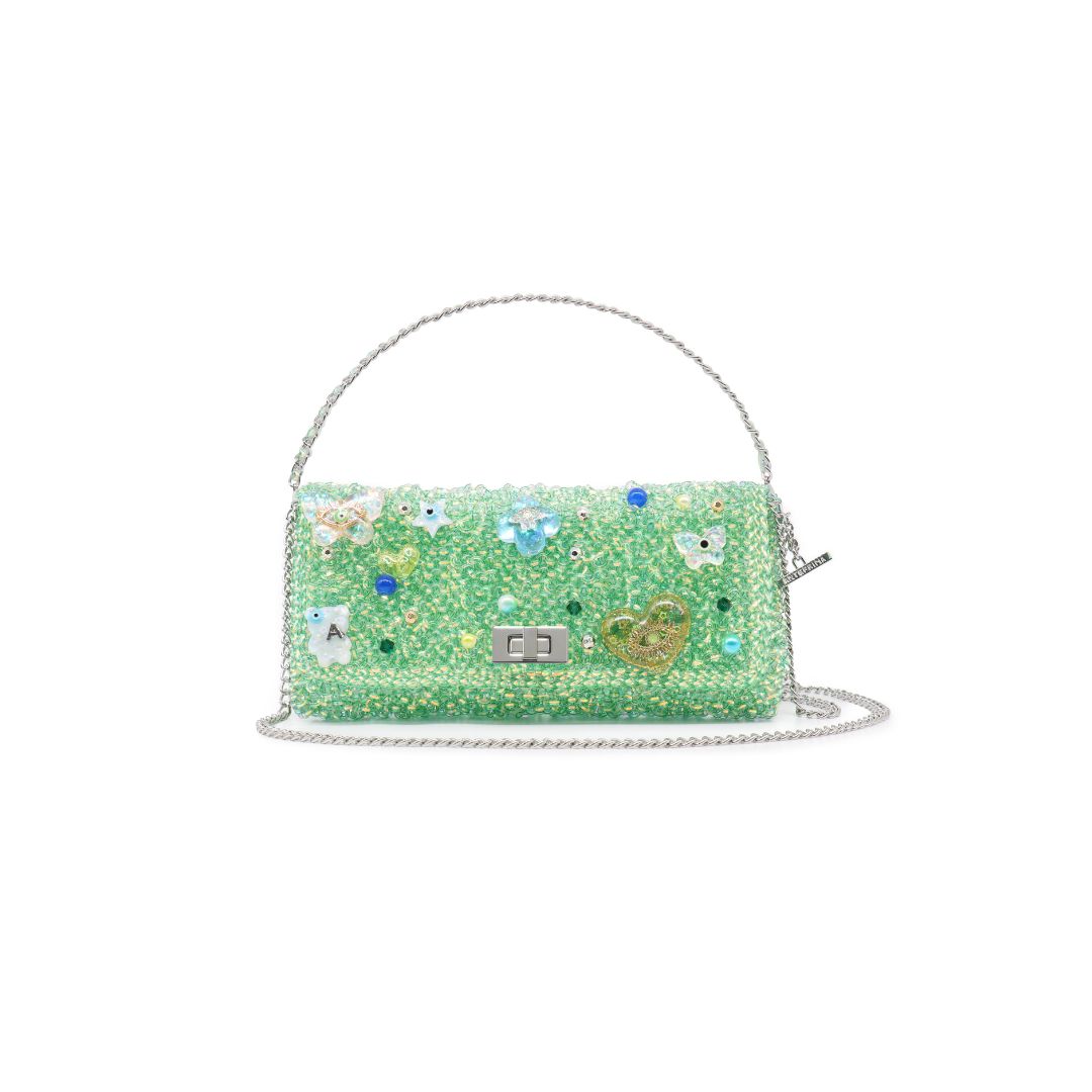 ANTEPRIMA_WIREBAG_MIKA_NINAGAWA_PL25SMF659_LUCCHETTO_II_Crossbody_iridescent-green_Front