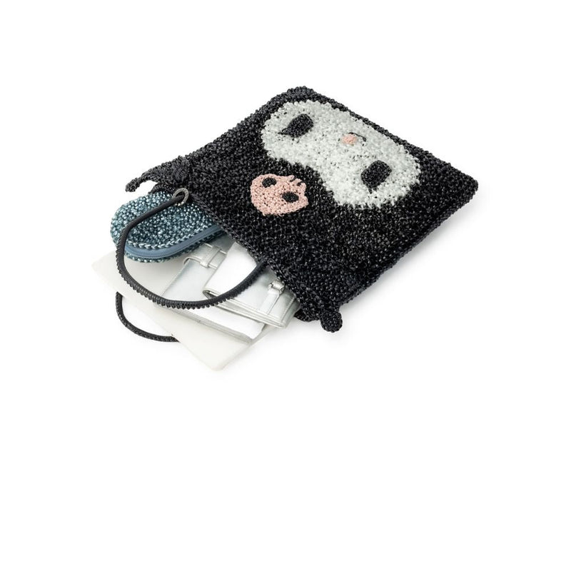 SANRIO KUROMI Solid Black STANDARD Tote WIREBAG